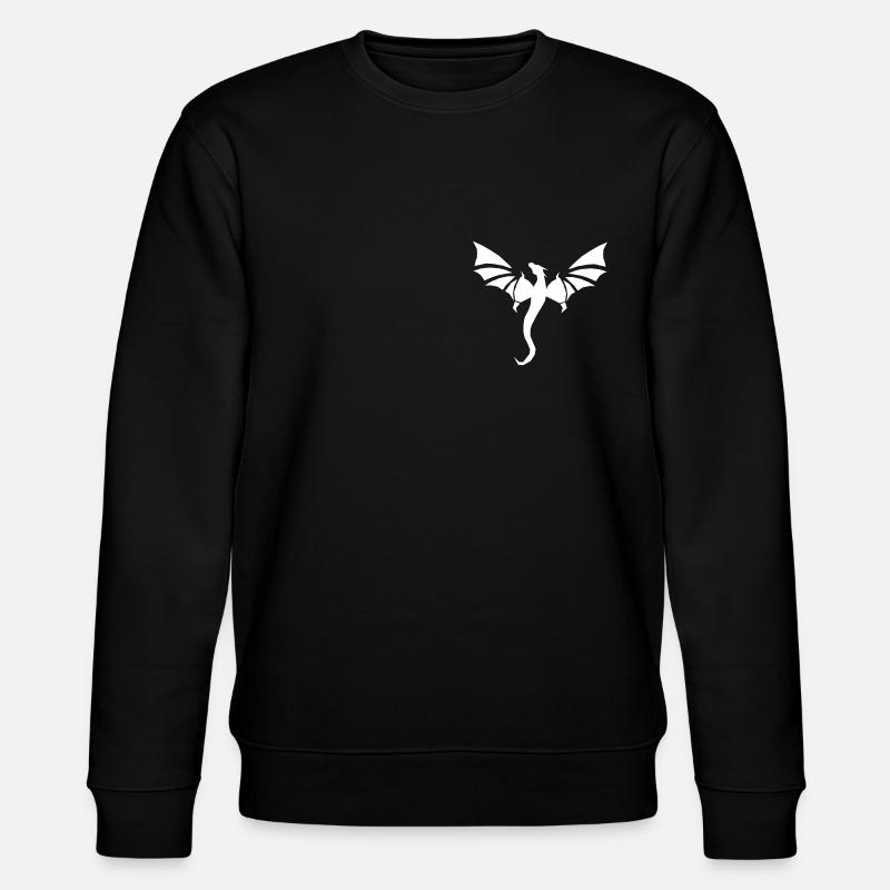 Dragon blanc - Sweat bio CHANGER Stanley/Stella Unisexe - noir