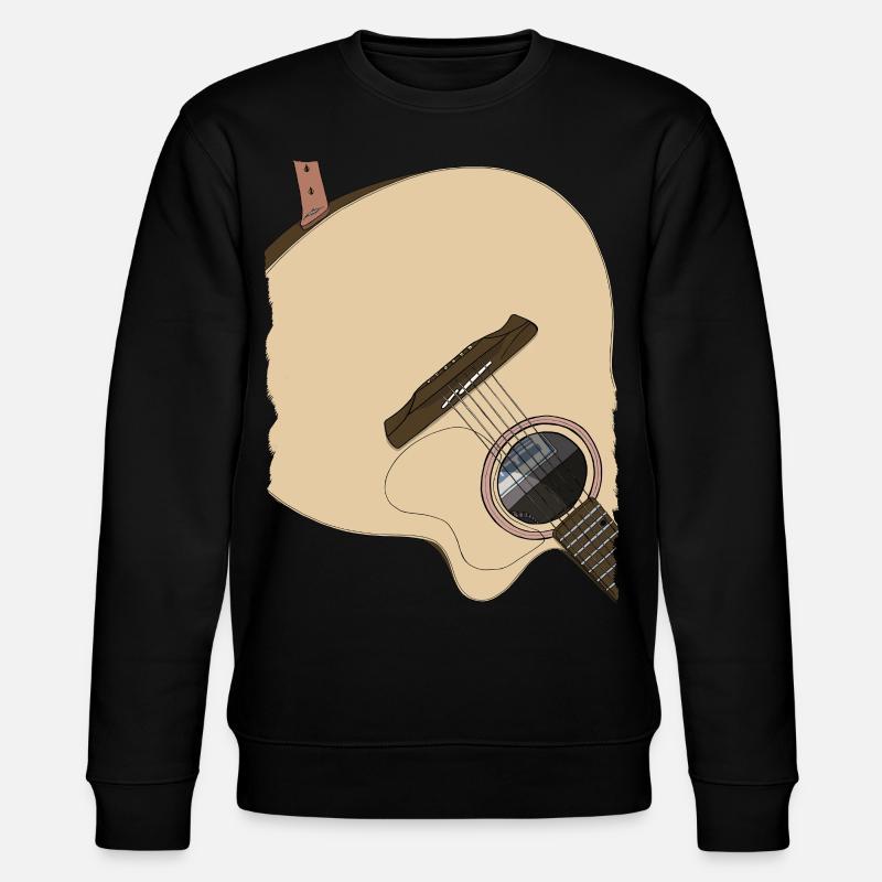 Guitare sur le dos - Sweat bio CHANGER Stanley/Stella Unisexe - noir