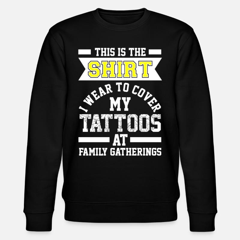 Tattoo Shirt - Stanley/Stella Unisex Bio-Sweatshirt CHANGER  - Schwarz