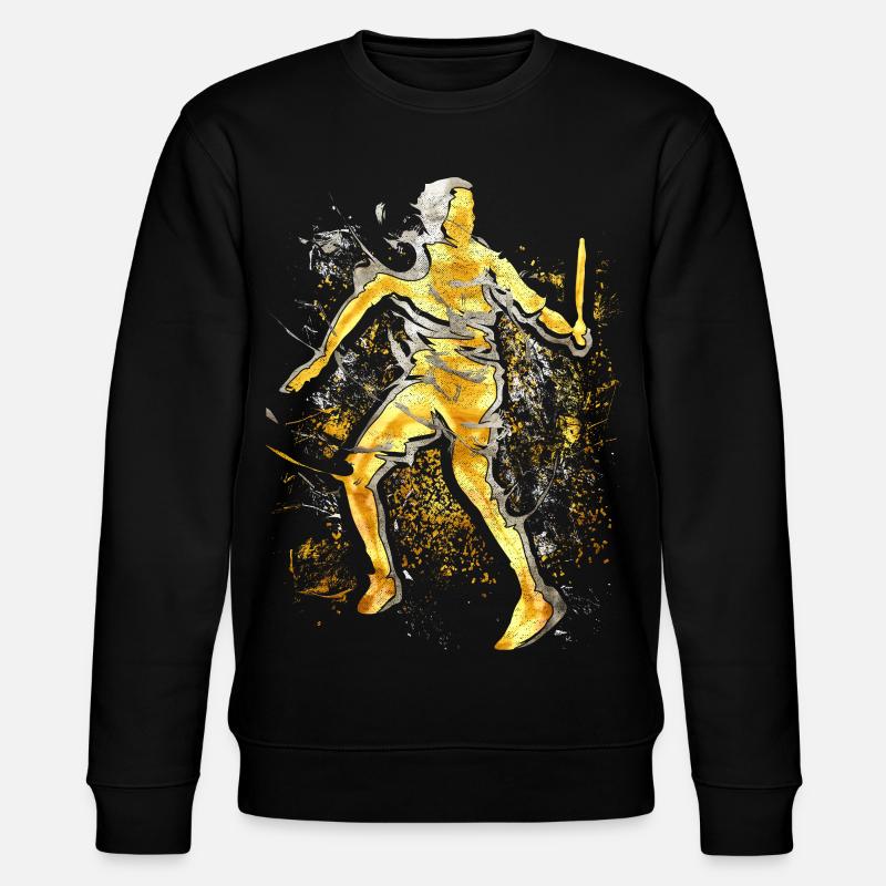 Badminton - Smash - Badminton Player - Stanley/Stella CHANGER Unisex Organic Sweatshirt - black