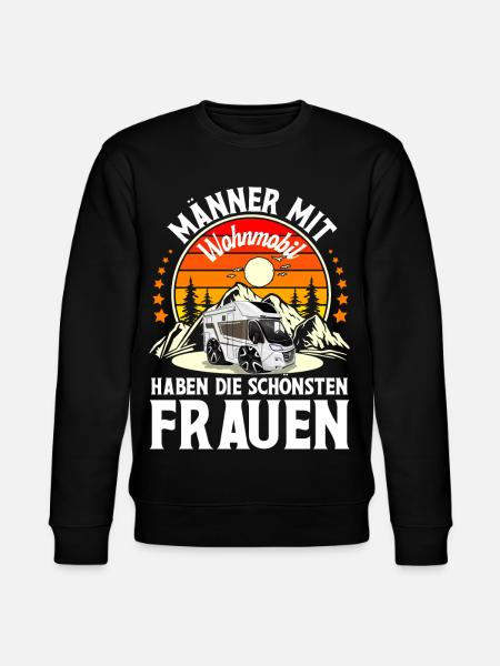 Camping Camper Campen - Stanley/Stella Unisex Bio-Sweatshirt CHANGER  - Schwarz