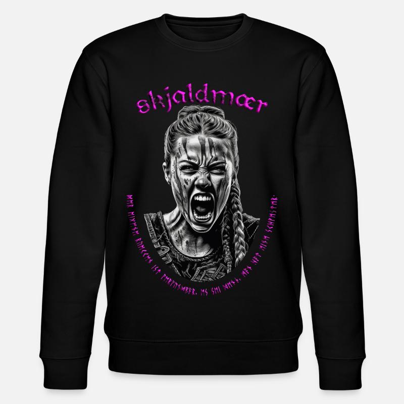 Shieldmaiden - Guerrier viking nordique SW - Sweat bio CHANGER Stanley/Stella Unisexe - noir