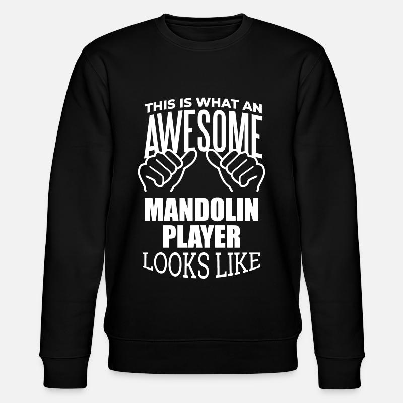 Mandoline - Stanley/Stella Unisex Bio-Sweatshirt CHANGER  - Schwarz