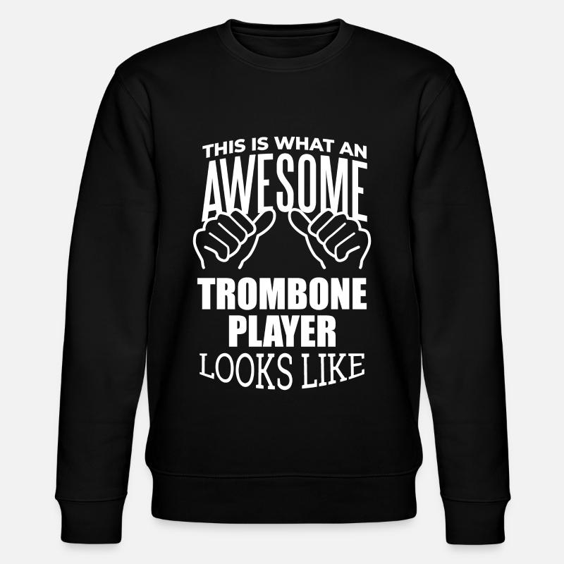 Trombone - Stanley/Stella CHANGER Unisex Organic Sweatshirt - black