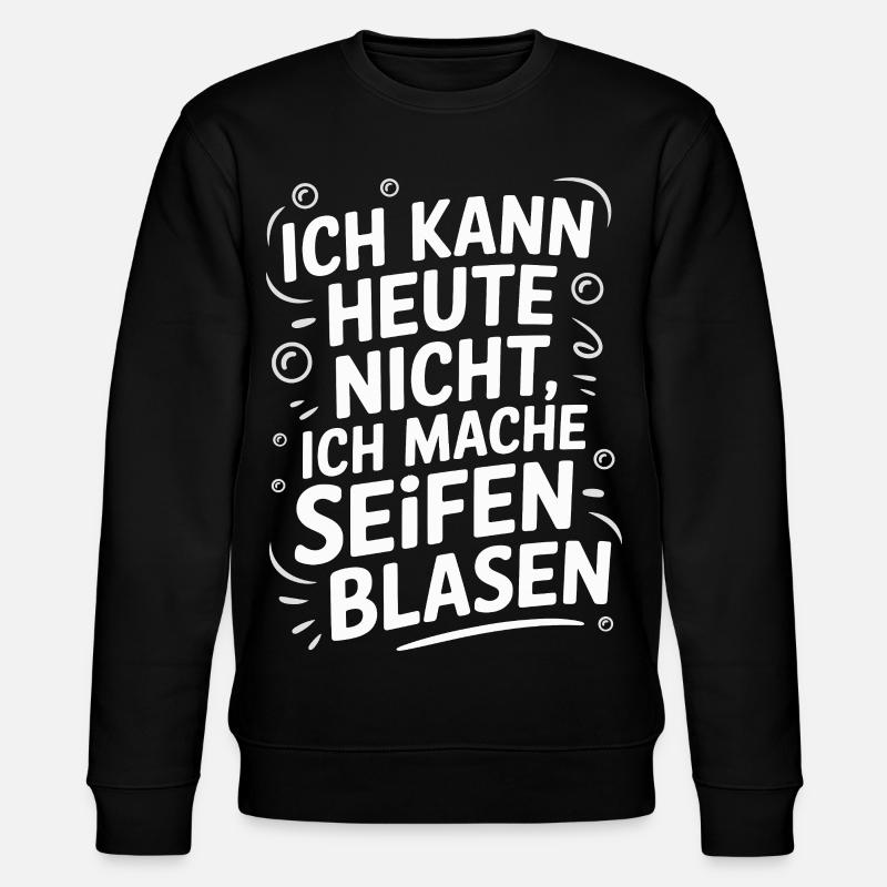 Motivational design with handwritten font - Stanley/Stella CHANGER Unisex Organic Sweatshirt - black