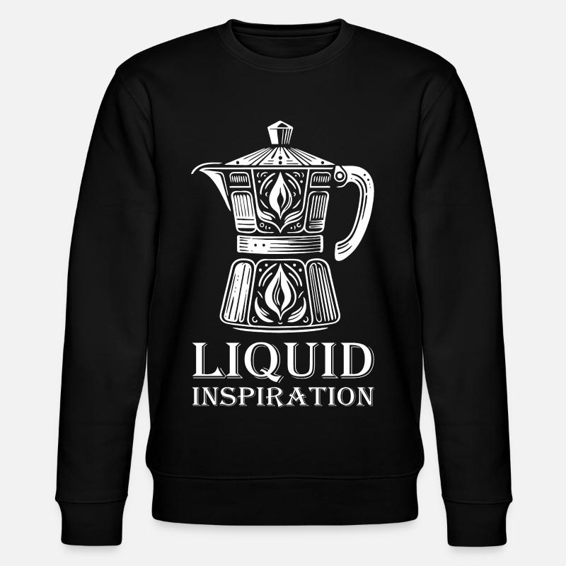 Conception de cafetière – Liquid Inspiration - Sweat bio CHANGER Stanley/Stella Unisexe - noir