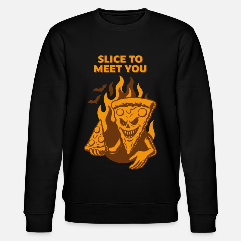 Devilish Pizza - Slice pour vous rencontrer - Sweat bio CHANGER Stanley/Stella Unisexe - noir