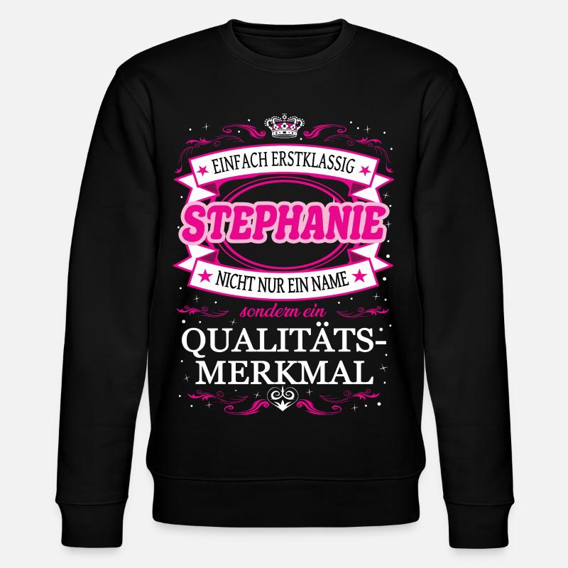 Quality feature Stephanie simply first-class - Stanley/Stella CHANGER Unisex Organic Sweatshirt - black