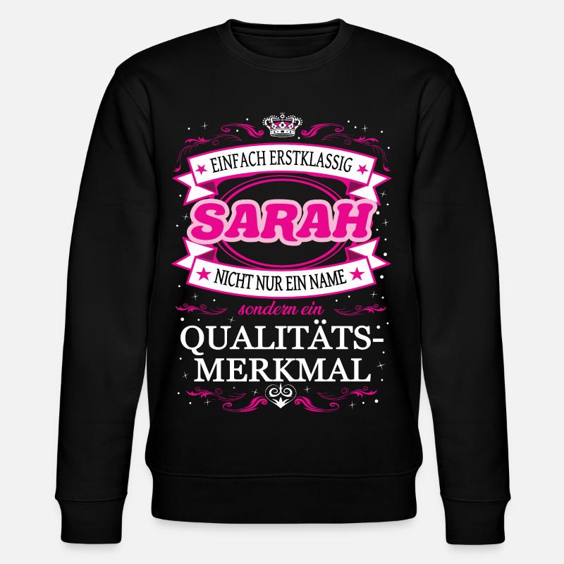 Qualitätsmerkmal Sarah einfach Erstklassig - Stanley/Stella Unisex Bio-Sweatshirt CHANGER  - Schwarz