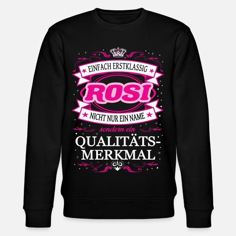 Quality feature Rosi simply first-class - Stanley/Stella CHANGER Unisex Organic Sweatshirt - black