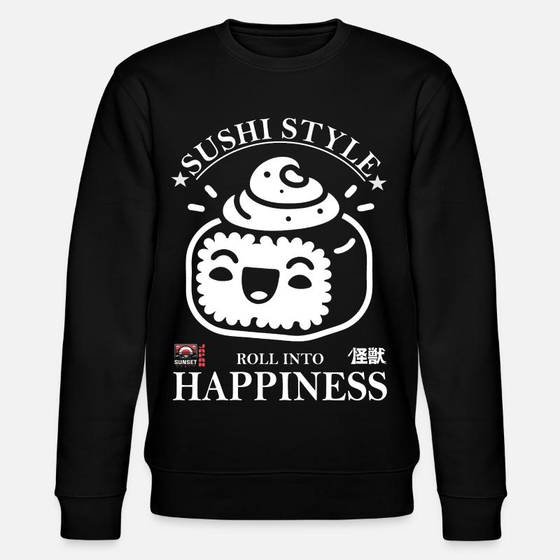 Sushi Style Design – Funny & Cute - Stanley/Stella CHANGER Unisex Organic Sweatshirt - black