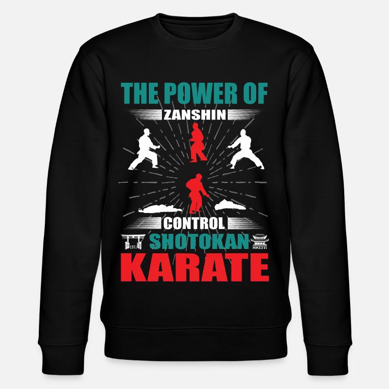 Shotokan Karaté Zanshin Design - Sweat bio CHANGER Stanley/Stella Unisexe - noir