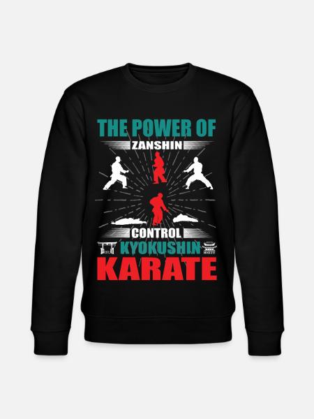 Kyokushin Karate Zanshin Design - Stanley/Stella CHANGER Unisex Organic Sweatshirt - black