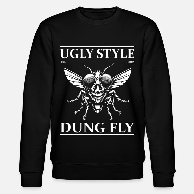 Mistfliege - Style laid Design drôle - Sweat bio CHANGER Stanley/Stella Unisexe - noir