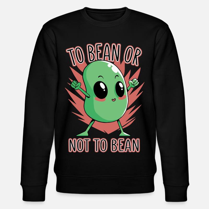 Bohne oder nicht Bohne - Stanley/Stella Unisex Bio-Sweatshirt CHANGER  - Schwarz