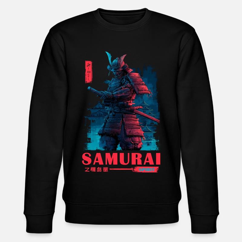 Neon Samurai Spirit - Stanley/Stella CHANGER Unisex Organic Sweatshirt - black