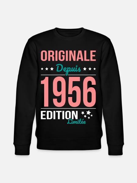 Original since 1956 – 70th anniversary - Stanley/Stella CHANGER Unisex Organic Sweatshirt - black