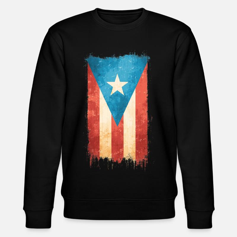 Puerto Rico - Stanley/Stella Unisex Bio-Sweatshirt CHANGER  - Schwarz