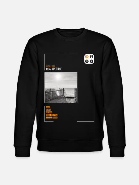 Shirt Camping Modus - Stanley/Stella Unisex Bio-Sweatshirt CHANGER  - Schwarz