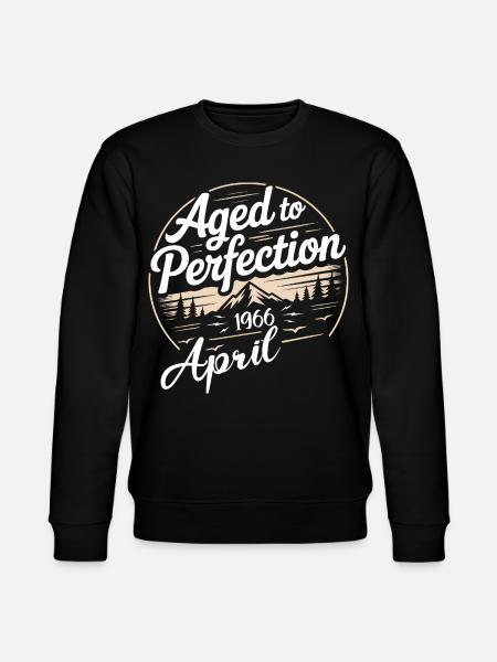 April 1966 birthday april 1966 - Stanley/Stella CHANGER Unisex Organic Sweatshirt - black