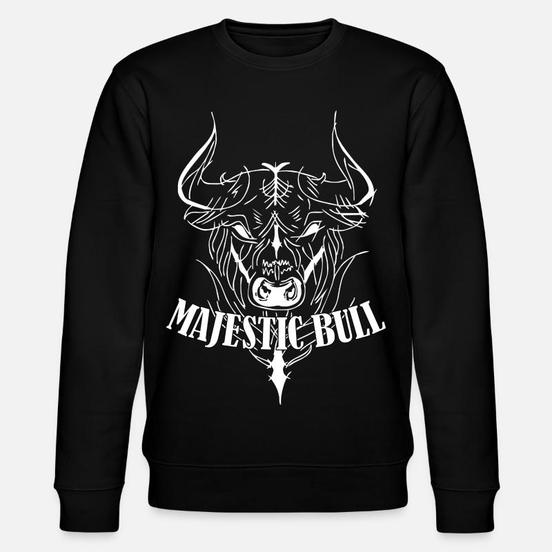 Taureau majestueux - Sweat bio CHANGER Stanley/Stella Unisexe - noir