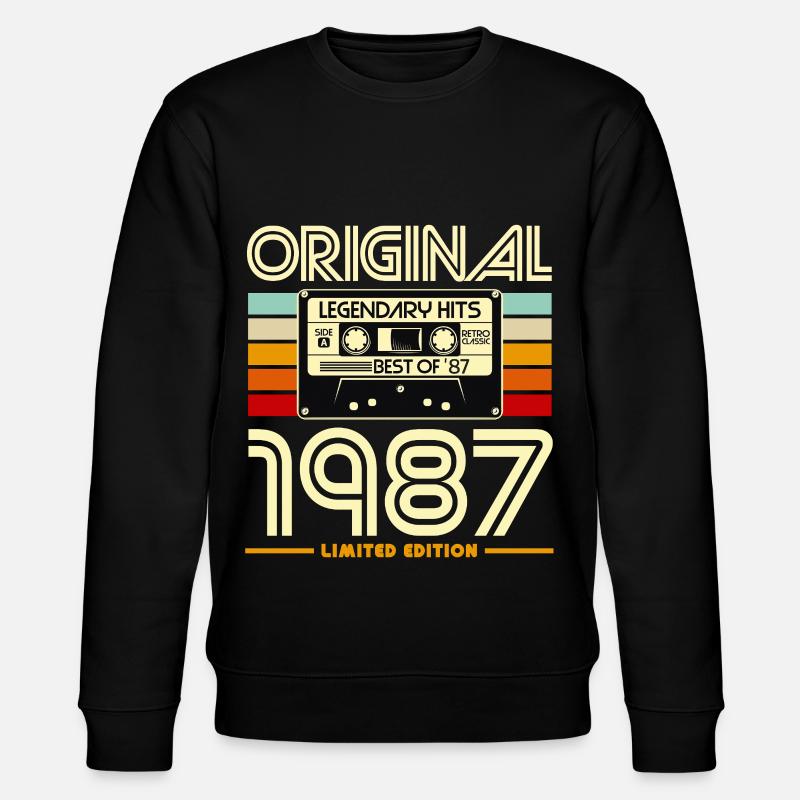 Original 1987 Limited Edition - Sweat bio CHANGER Stanley/Stella Unisexe - noir