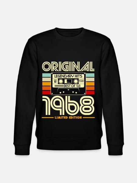 Original 1968 Limited Edition - Stanley/Stella CHANGER Unisex Organic Sweatshirt - black