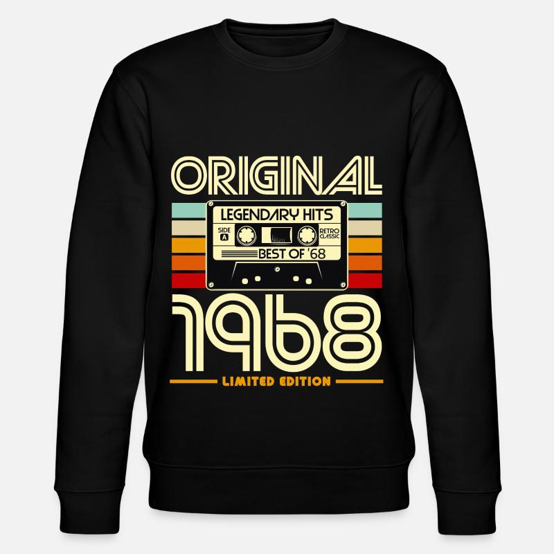 Original 1968 Limited Edition - Stanley/Stella CHANGER Unisex Organic Sweatshirt - black