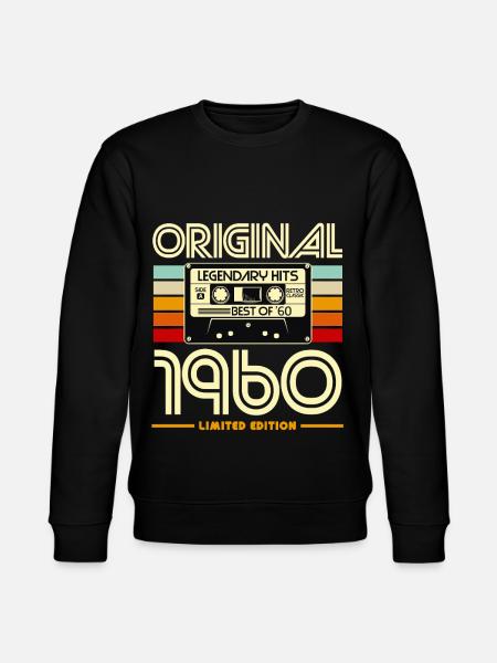 Original 1960 Limited Edition - Stanley/Stella CHANGER Unisex Organic Sweatshirt - black
