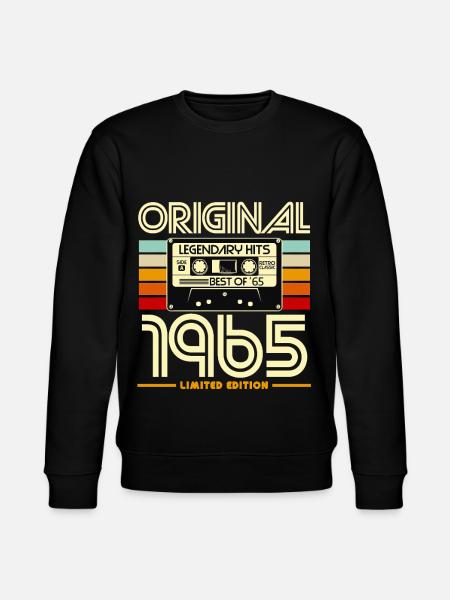 Original 1965 Limited Edition - Stanley/Stella CHANGER Unisex Organic Sweatshirt - black