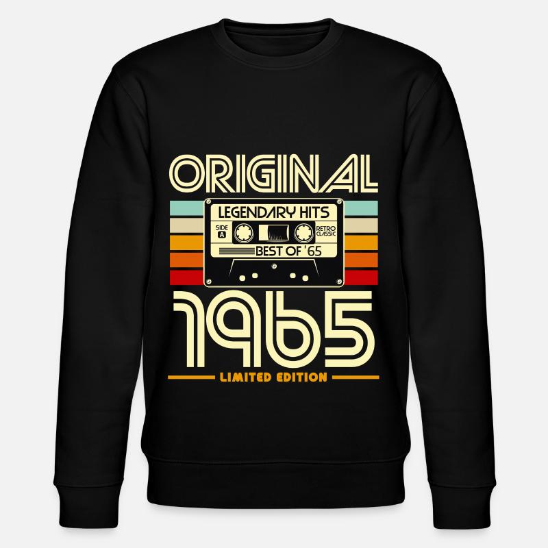 Original 1965 Édition Limité - Sweat bio CHANGER Stanley/Stella Unisexe - noir