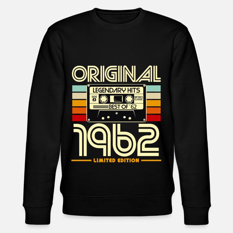 Original 1962 Limited Edition - Stanley/Stella CHANGER Unisex Organic Sweatshirt - black