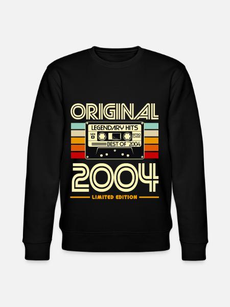 Original 2004 Limited Cassette - Stanley/Stella CHANGER Unisex Organic Sweatshirt - black