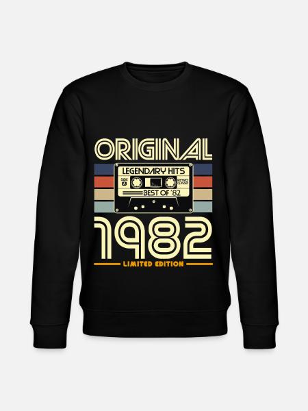 Original 1982 Limited Edition - Stanley/Stella CHANGER Unisex Organic Sweatshirt - black