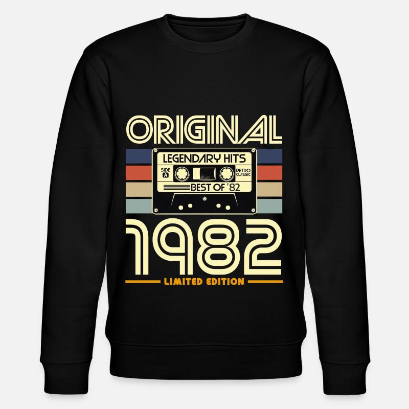 Original 1982 Edition limitée - Sweat bio CHANGER Stanley/Stella Unisexe - noir