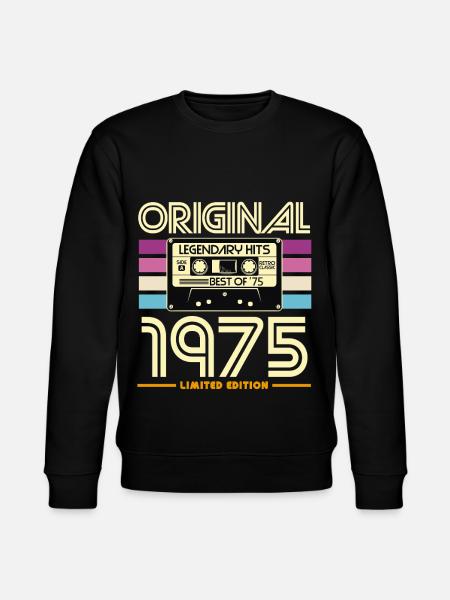 Limitierte Retro-Kassette von 1975 - Stanley/Stella Unisex Bio-Sweatshirt CHANGER - Schwarz