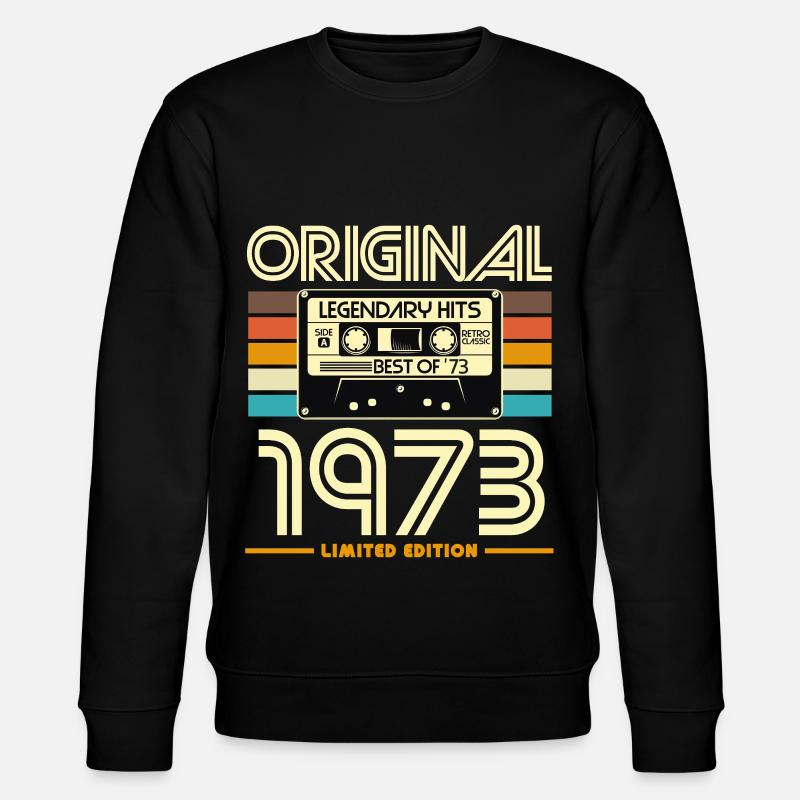 Original 1973 – Begrenzte Retro-Hits - Stanley/Stella Unisex Bio-Sweatshirt CHANGER - Schwarz