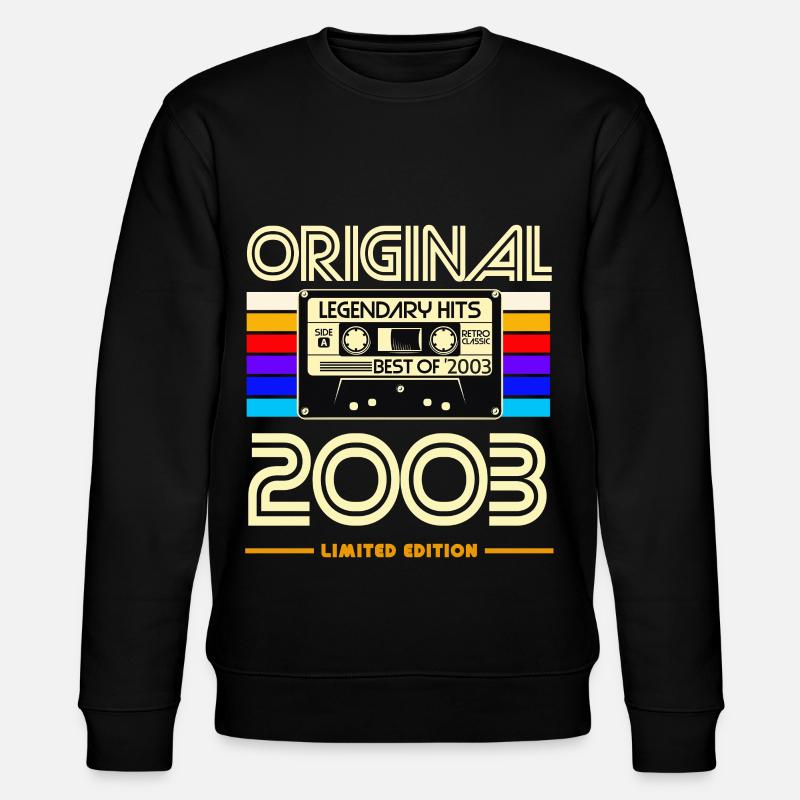 Original 2003 Cassette Édition Limitée - Sweat bio CHANGER Stanley/Stella Unisexe - noir