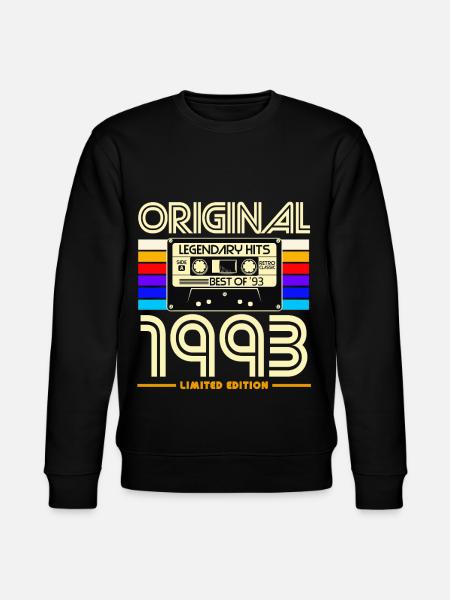 Original 1993 Édition Limitée - Sweat bio CHANGER Stanley/Stella Unisexe - noir