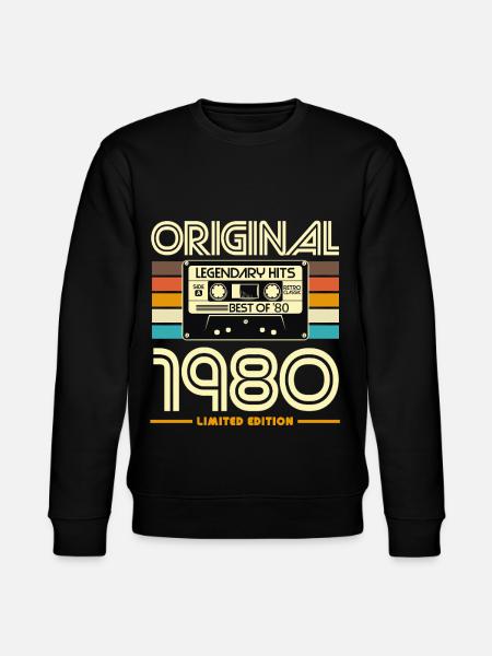 Cassette Retro 1980s Édition Limitée - Sweat bio CHANGER Stanley/Stella Unisexe - noir
