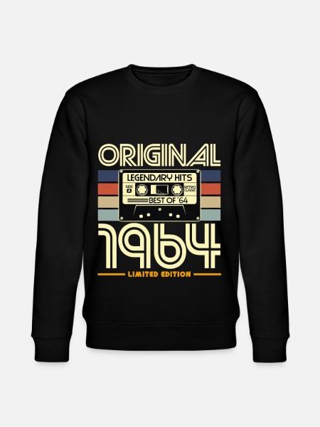 Original 1964 Limited Edition - Stanley/Stella CHANGER Unisex Organic Sweatshirt - black