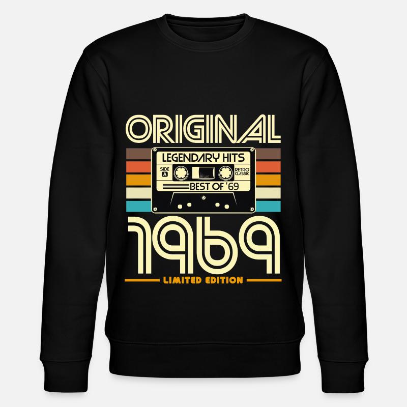 Original 1969 édition limitée - Sweat bio CHANGER Stanley/Stella Unisexe - noir