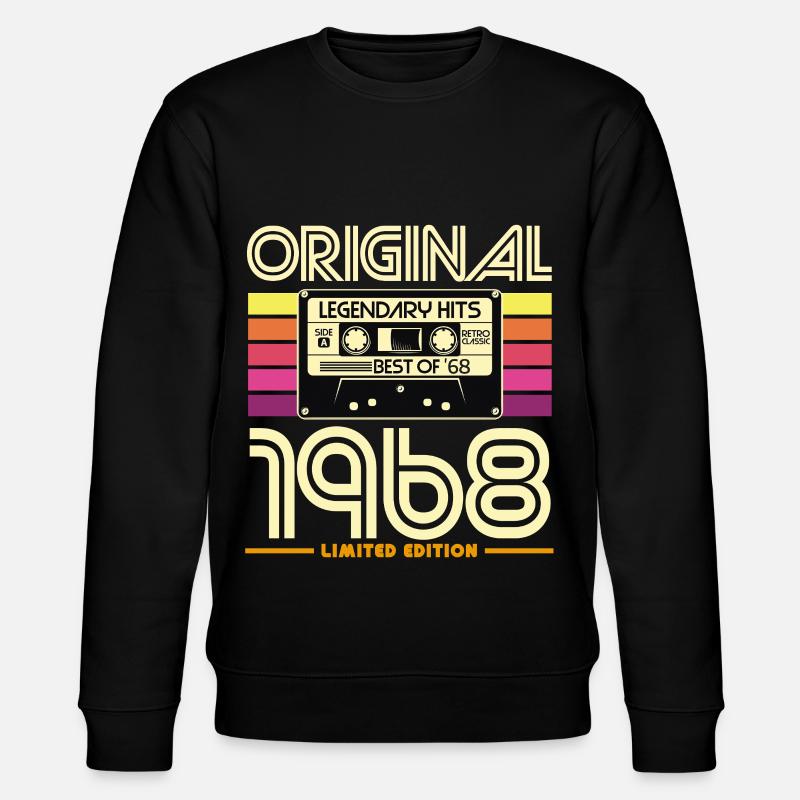 Original 1968 édition limitée - Sweat bio CHANGER Stanley/Stella Unisexe - noir