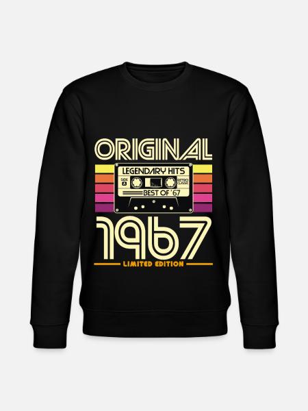 Original 1967 Limited Edition - Stanley/Stella CHANGER Unisex Organic Sweatshirt - black