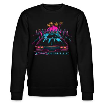 Bachelor party bachelor party funny wedding - Stanley/Stella CHANGER Unisex Organic Sweatshirt - black - Front - Nik (191cm) & Marisol (170cm)