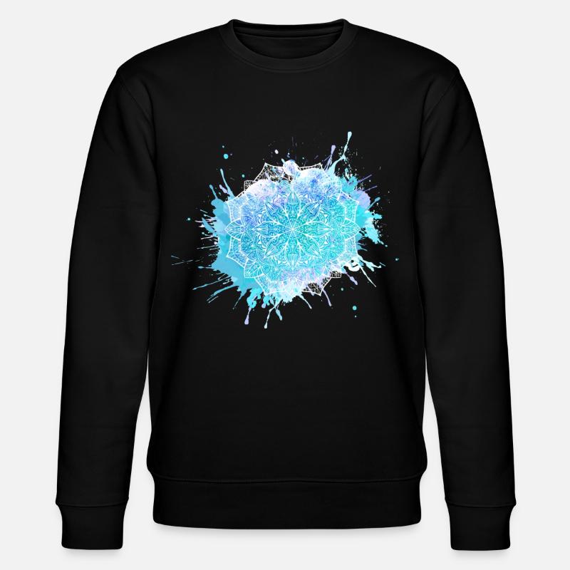 Mandala - Stanley/Stella Unisex Bio-Sweatshirt CHANGER  - Schwarz