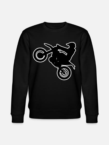 Enduro Wheelie - Stanley/Stella CHANGER Unisex Organic Sweatshirt - black