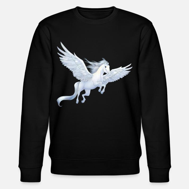 Pegasus 8 - Stanley/Stella Unisex Bio-Sweatshirt CHANGER  - Schwarz