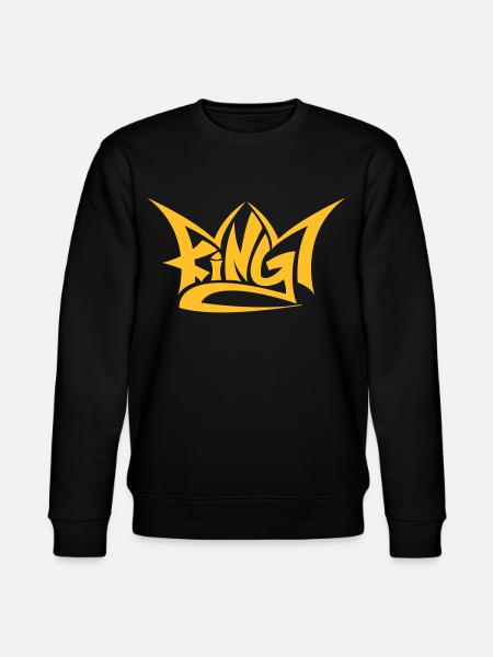 king - Stanley/Stella CHANGER Unisex Organic Sweatshirt - black
