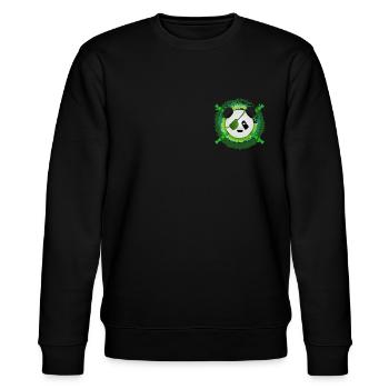Pirat des Dschungels - Stanley/Stella Unisex Bio-Sweatshirt CHANGER  - Schwarz - Vorne - Nik (191cm) & Marisol (170cm)